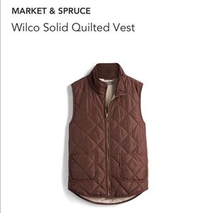 Market & Spruce (StitchFix) quilted vest size M